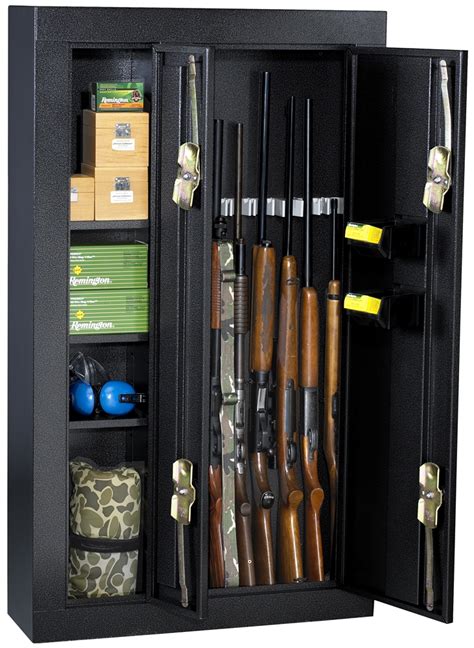 homak 8 rifle steel security gun cabinet|homak double door gun cabinet.